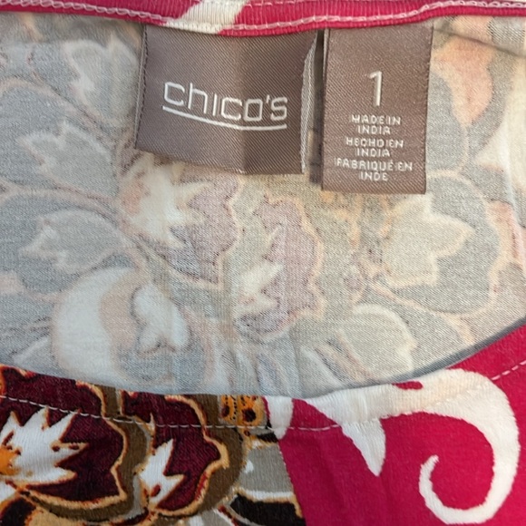 CHICOS Floral Women's Top - Picture 2 of 9